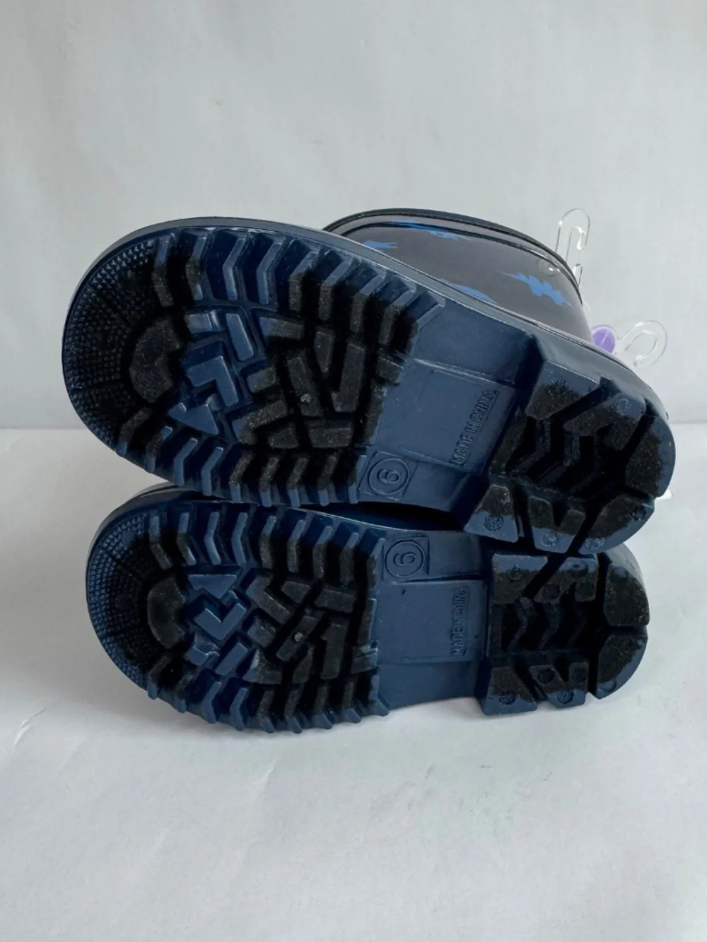 Carter's Little Toddler Boys Sz 6 DINOSAUR Waterproof RAIN BOOTS